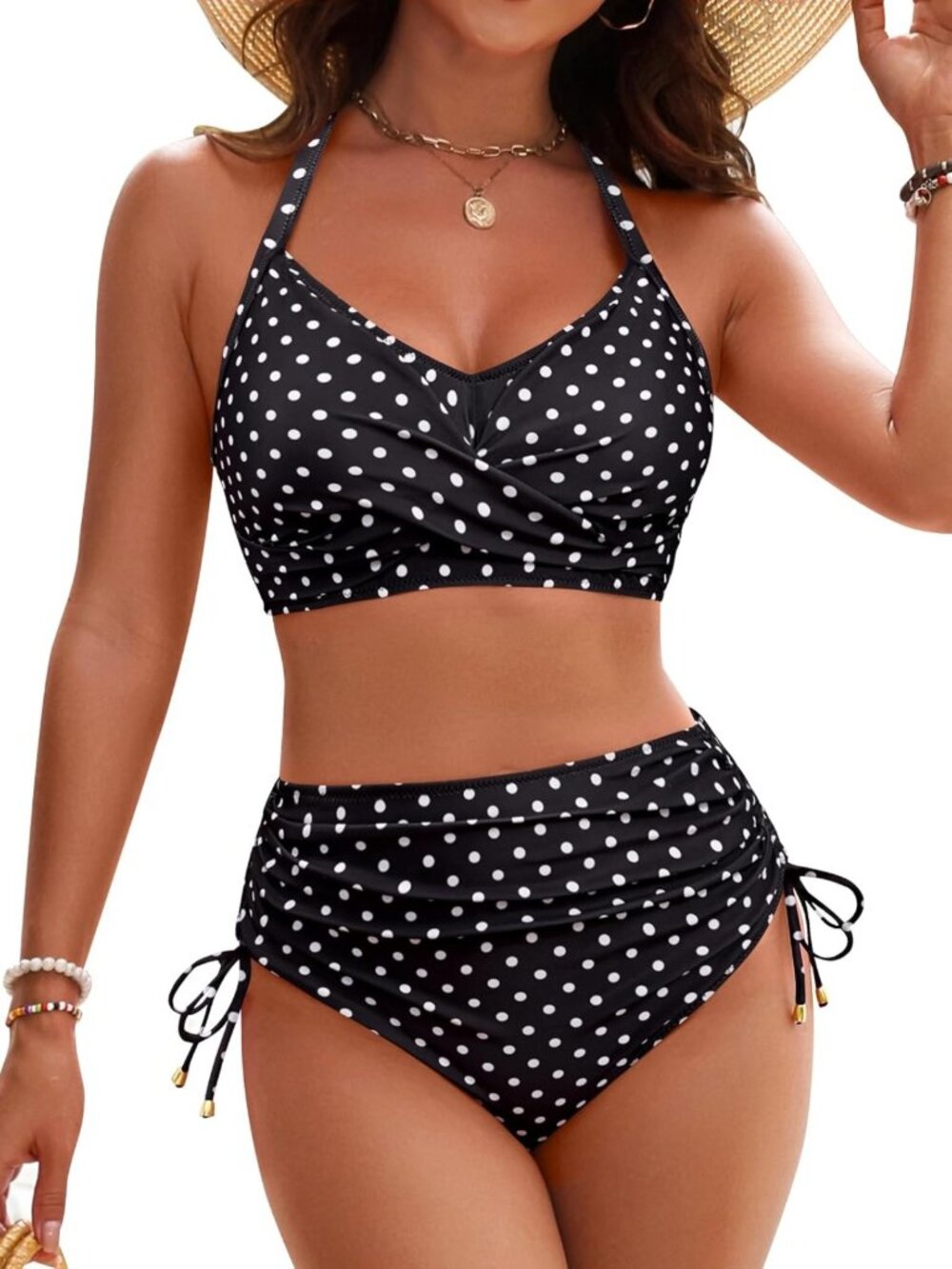 High Waisted Tummy Control Bikini Set for Women - Stylish Swimwear 2026